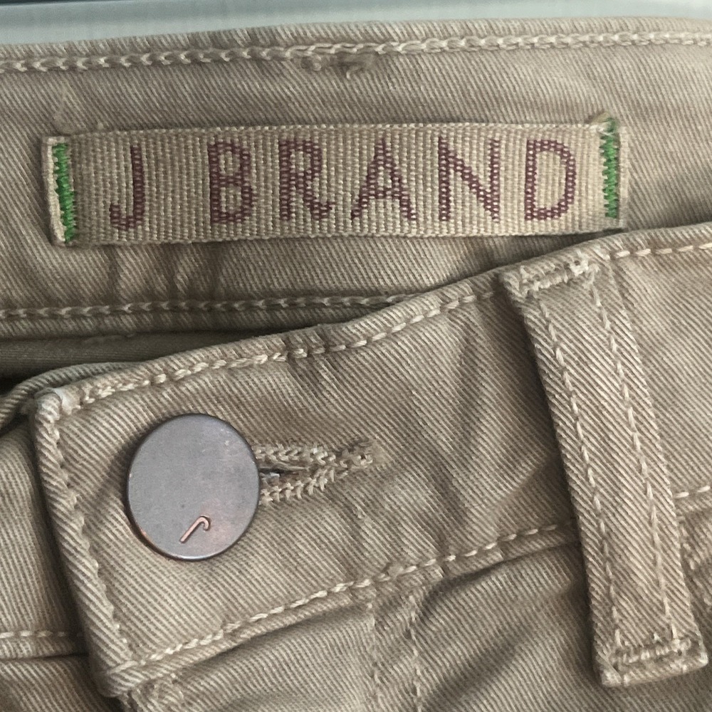 J Brand Vint Drab Skinny Leg  Khaki Jean Denim Size 26 Capsule Cotton Classic - Picture 2 of 11